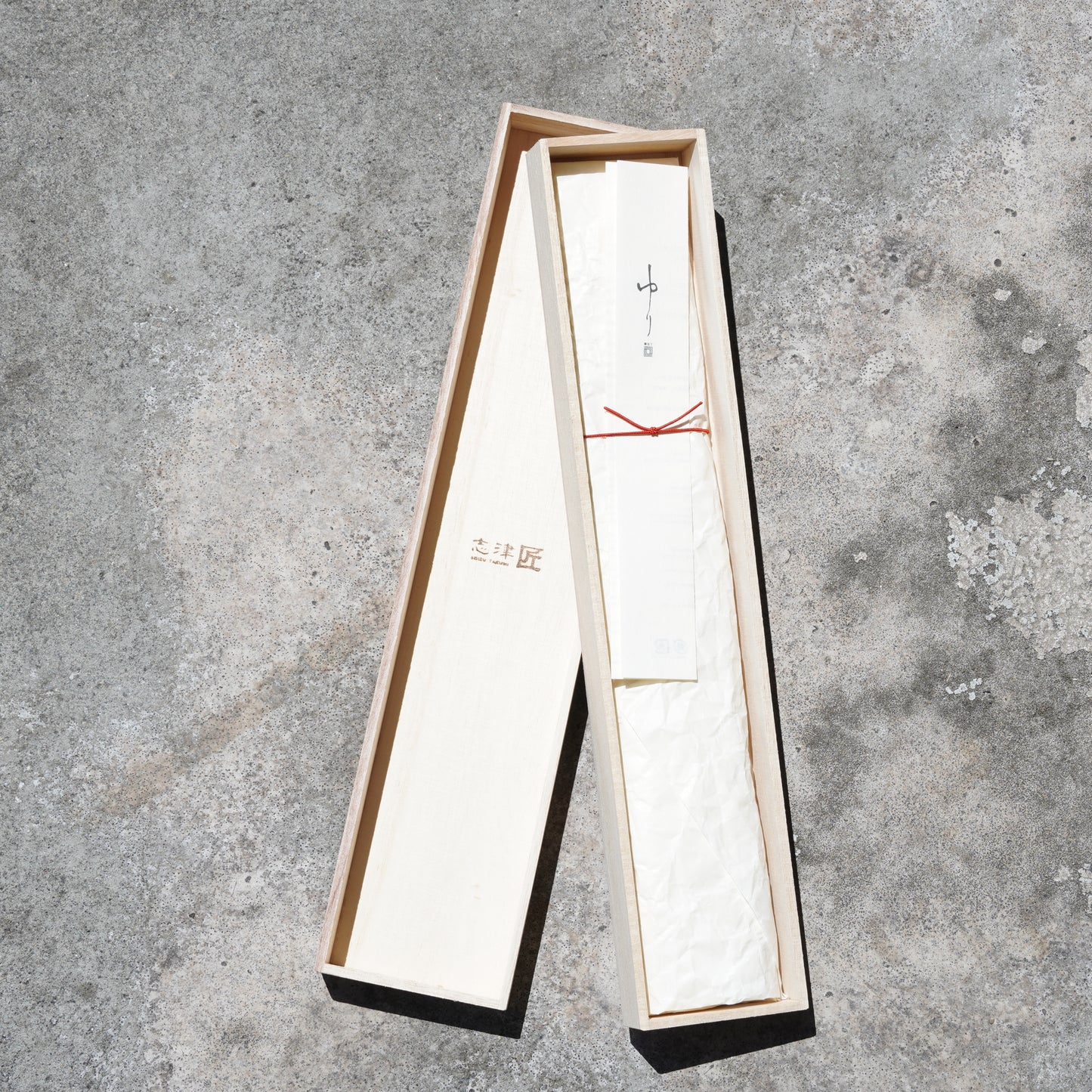 Shizu Yuri Petty Knife with Wooden box