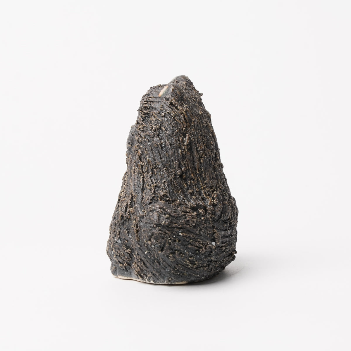 Shigarakiyaki Ceramic Cat MUKU Black Small