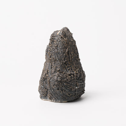 Shigarakiyaki Ceramic Cat MUKU Black Small