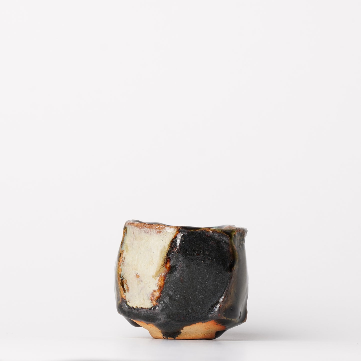 Takuya Kanamoto Oribe Glaze Guinomi Sake Cup