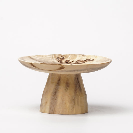 Yuzo Komada Japanese Ilex Wood Koudai Plate