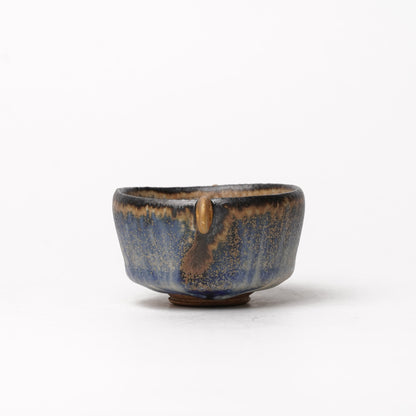 Nobuhito Nakaoka Colored Ash Glaze Cup with Gold