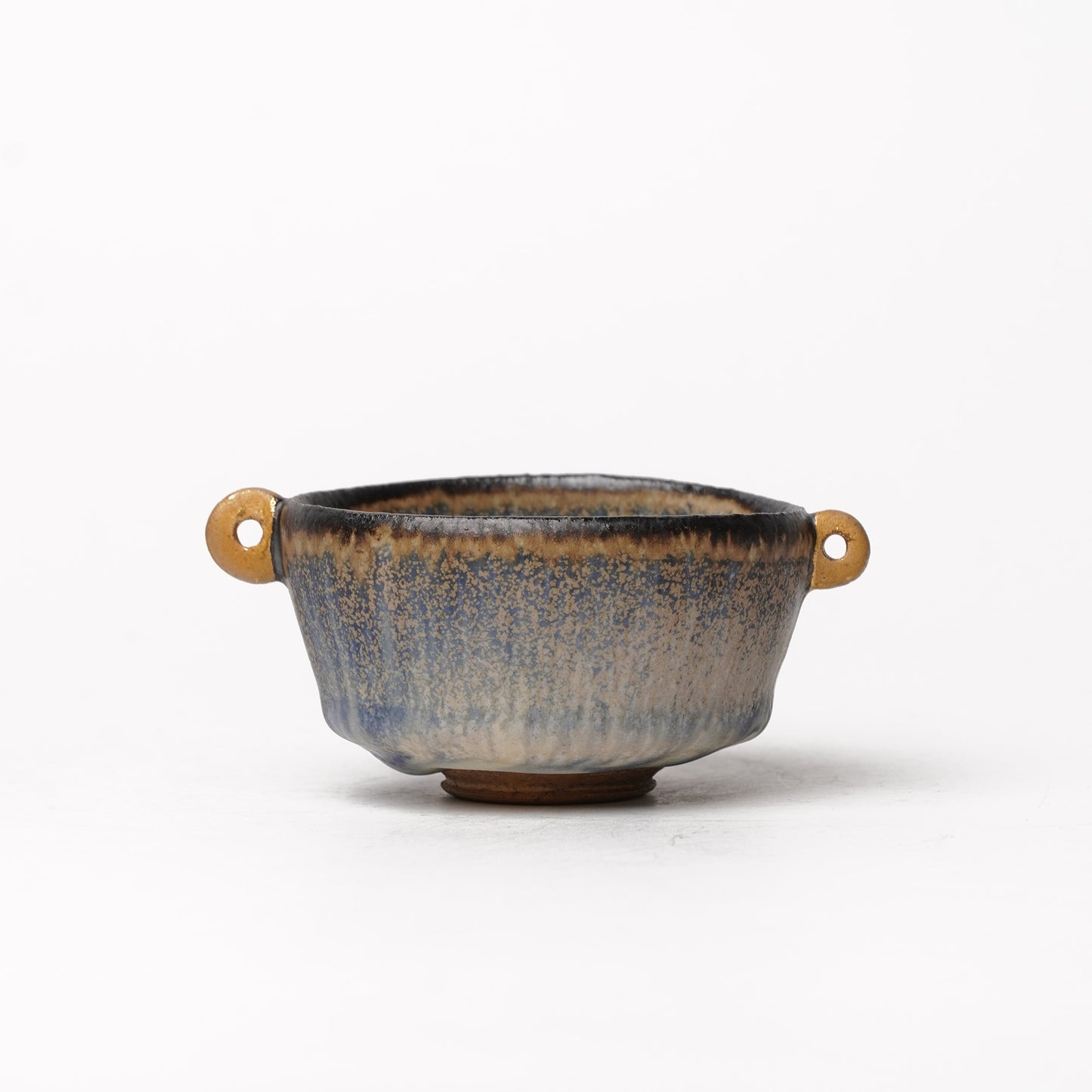 Nobuhito Nakaoka Colored Ash Glaze Cup with Gold