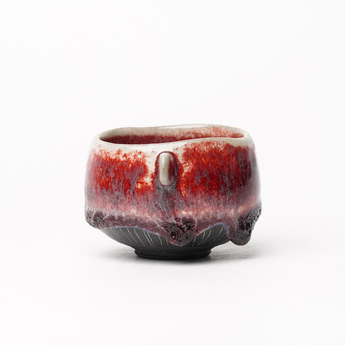 Nobuhito Nakaoka Colored Ash Glaze Cup with Gold