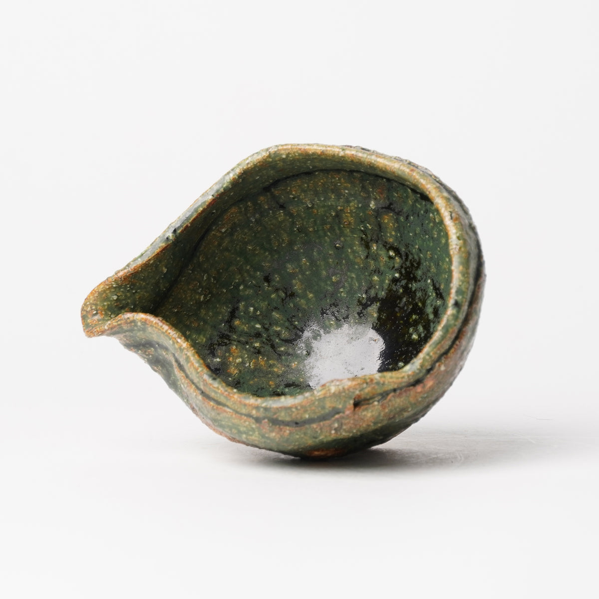 Takuya Kanamoto Oribe Glaze Katakuchi Sake Server