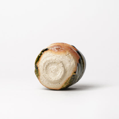 Takuya Kanamoto Oribe Glaze Guinomi Sake Cup