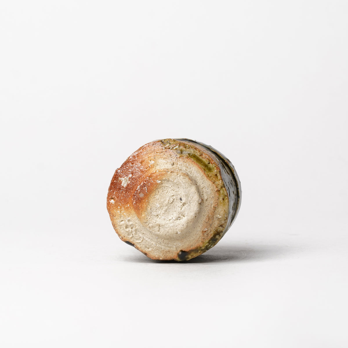 Takuya Kanamoto Oribe Glaze Guinomi Sake Cup