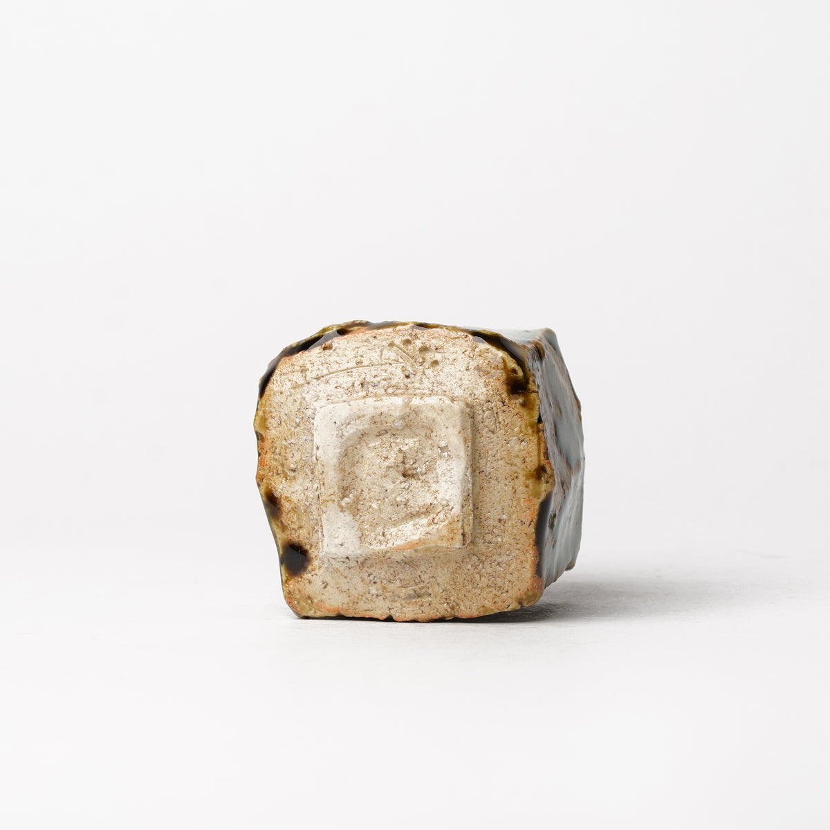 Takuya Kanamoto Oribe Glaze Guinomi Sake Cup