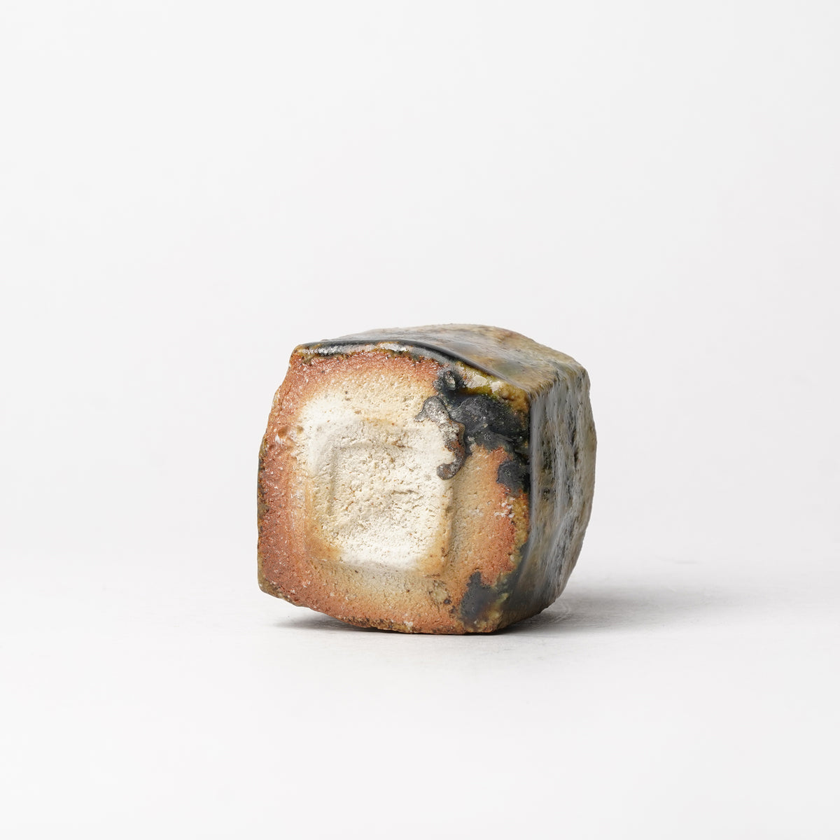 Takuya Kanamoto Oribe Glaze Guinomi Sake Cup