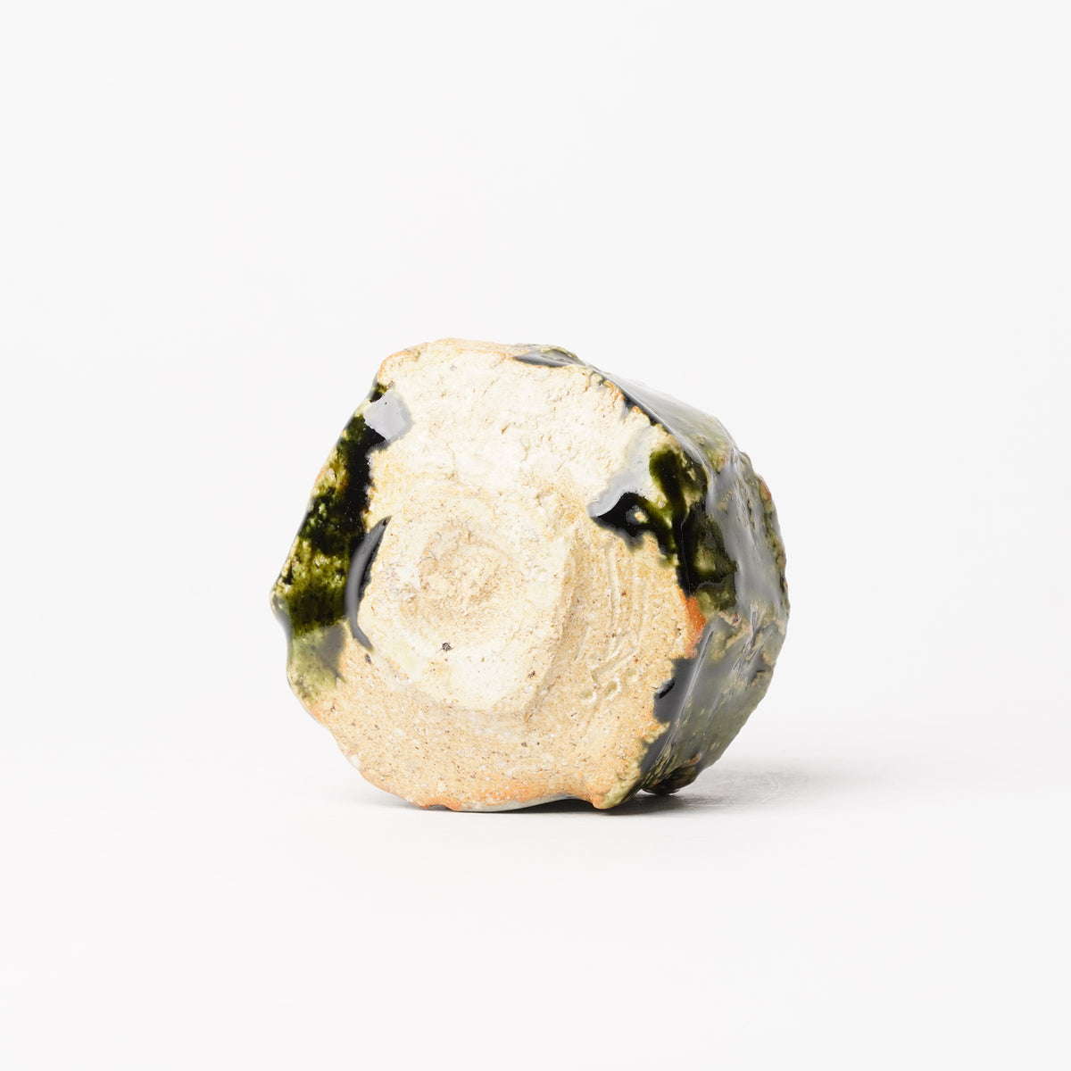 Takuya Kanamoto Oribe Glaze Guinomi Sake Cup