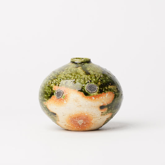Takuya Kanamoto Oribe Glaze Vase