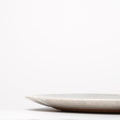 Hyouzangama Crackle Glaze Kairagi Rim Dinner Plate