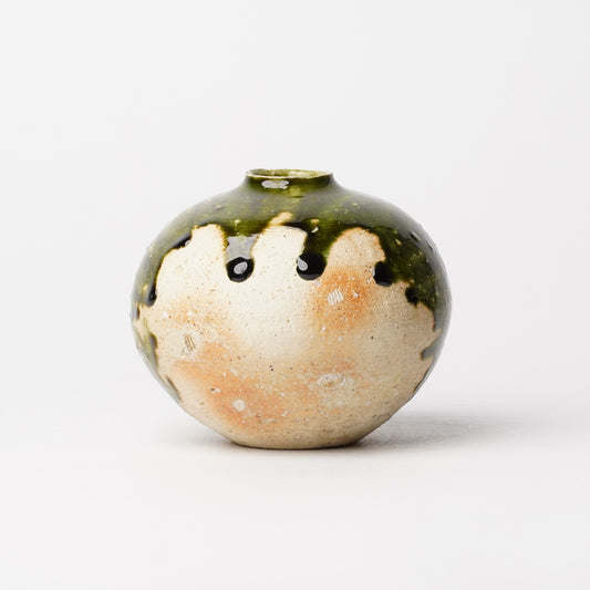 Takuya Kanamoto Oribe Glaze Vase