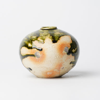 Takuya Kanamoto Oribe Glaze Vase