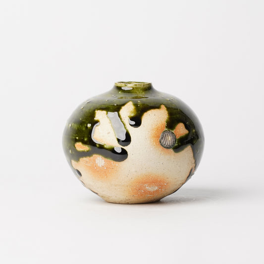 Takuya Kanamoto Oribe Glaze Vase