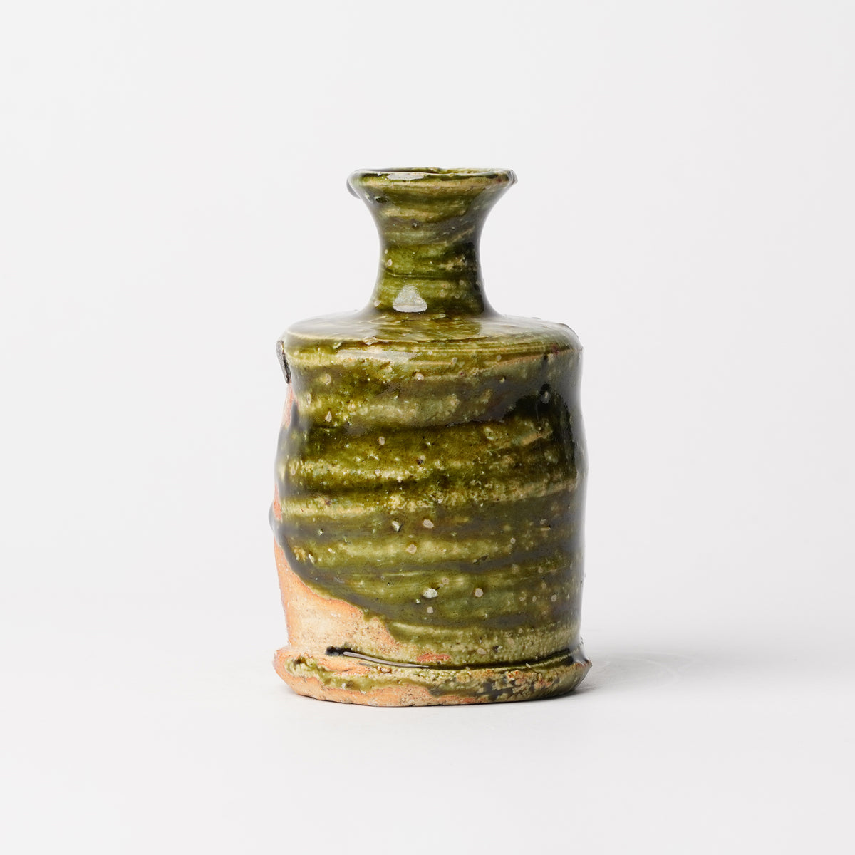 Takuya Kanamoto Oribe Glaze Tokkuri Sake Server