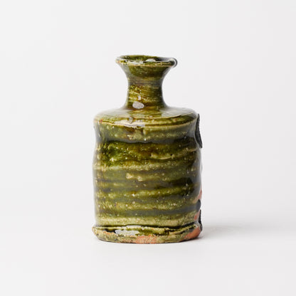 Takuya Kanamoto Oribe Glaze Tokkuri Sake Server