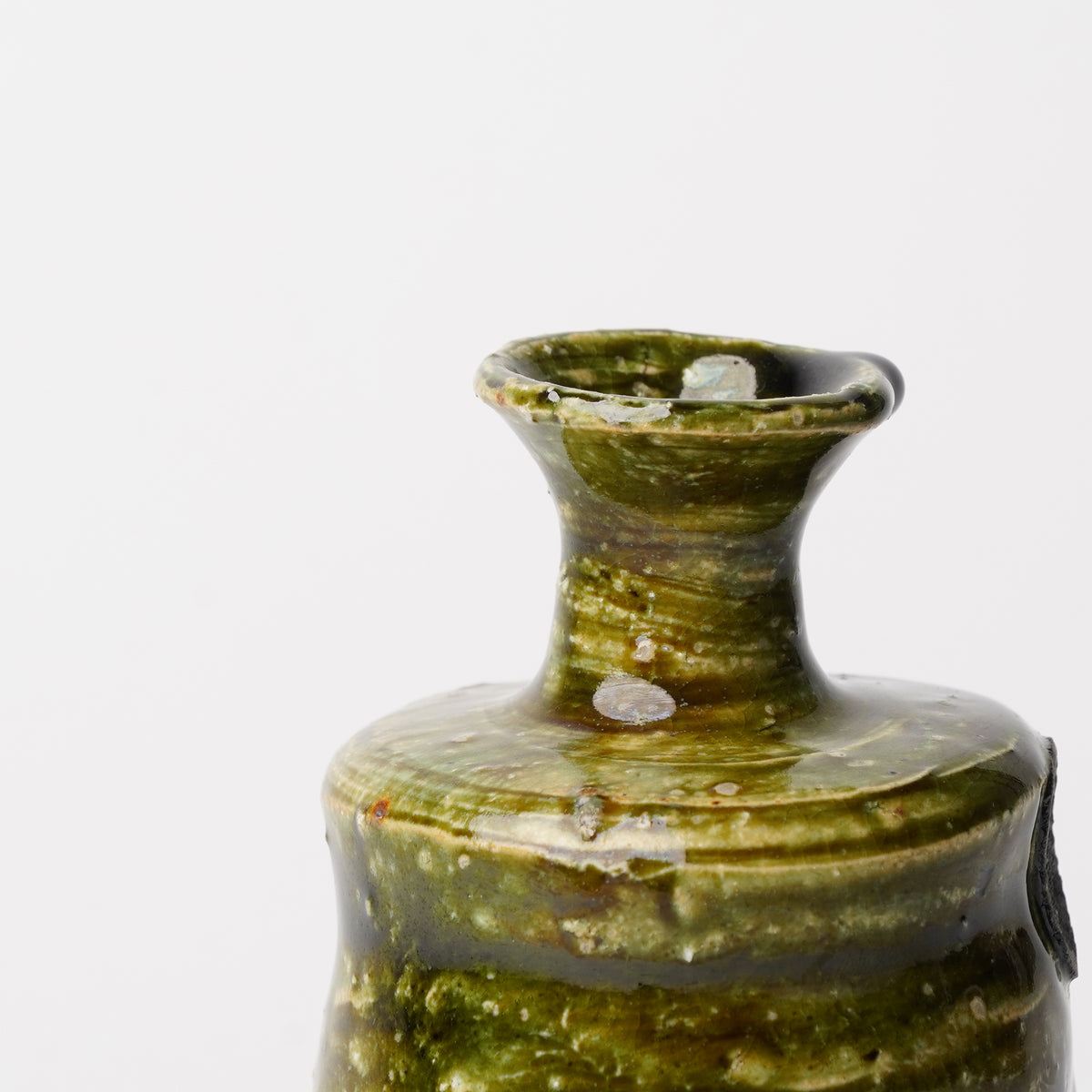 Takuya Kanamoto Oribe Glaze Tokkuri Sake Server