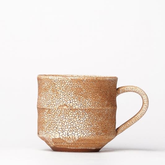 Hyouzangama Crackle Glaze Kairagi Mug