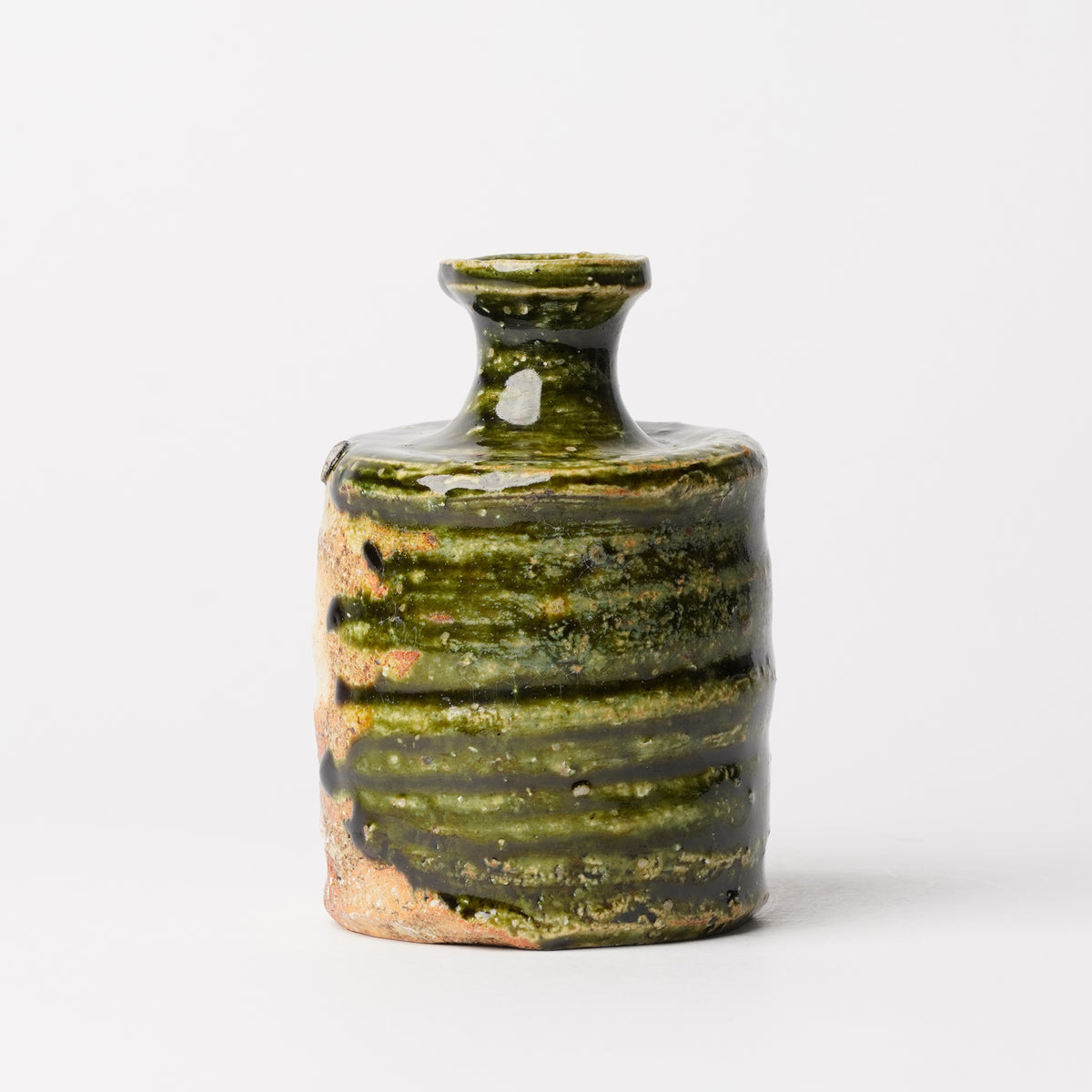 Takuya Kanamoto Oribe Glaze Tokkuri Sake Server