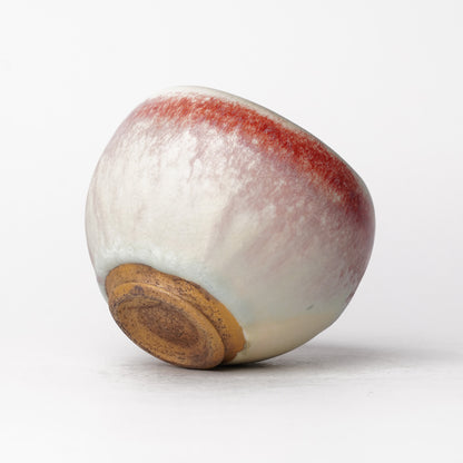 Nobuhito Nakaoka Colored Ash Glaze Cup with Silver Gold