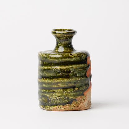 Takuya Kanamoto Oribe Glaze Tokkuri Sake Server