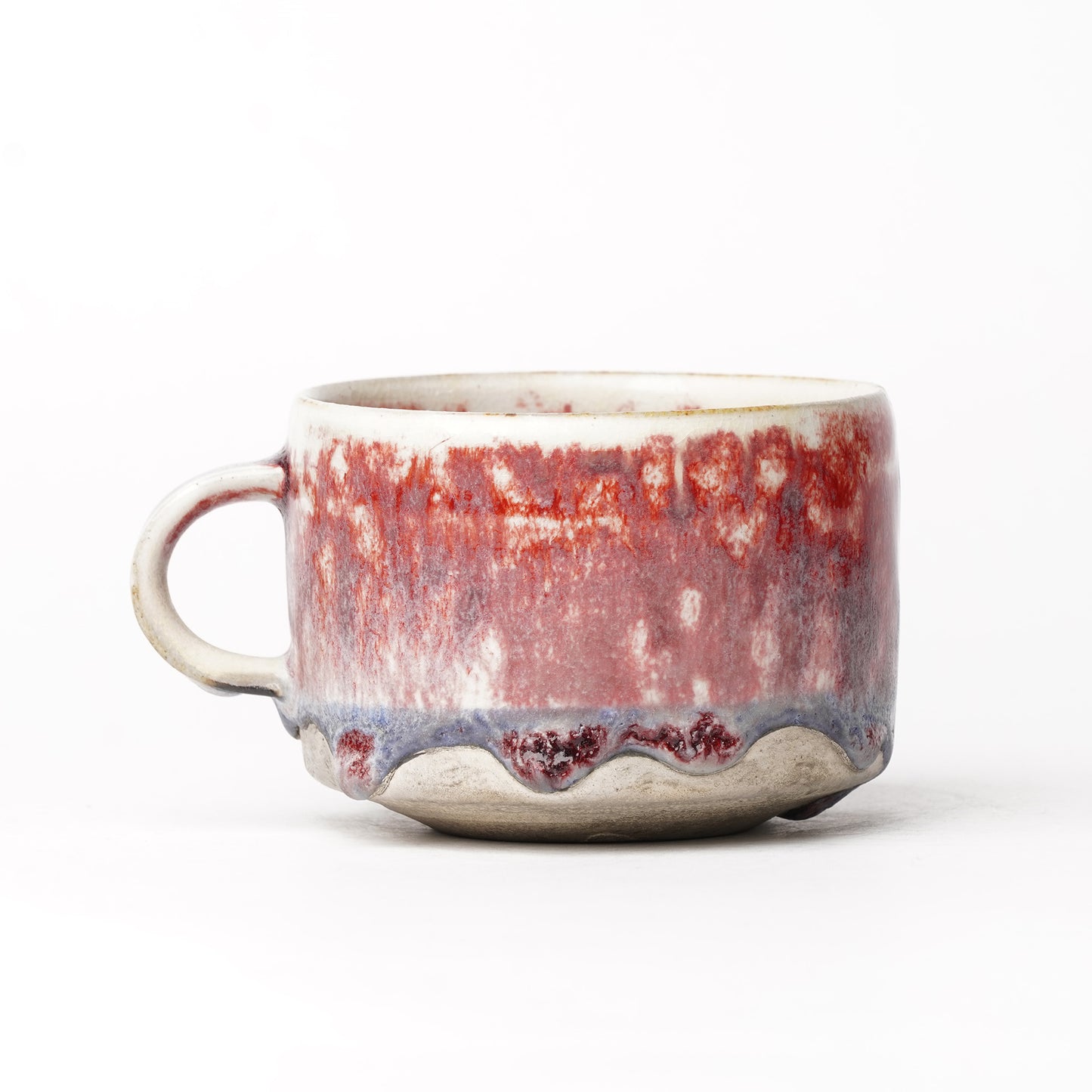Nobuhito Nakaoka Colored Ash Glaze Mug with Silver