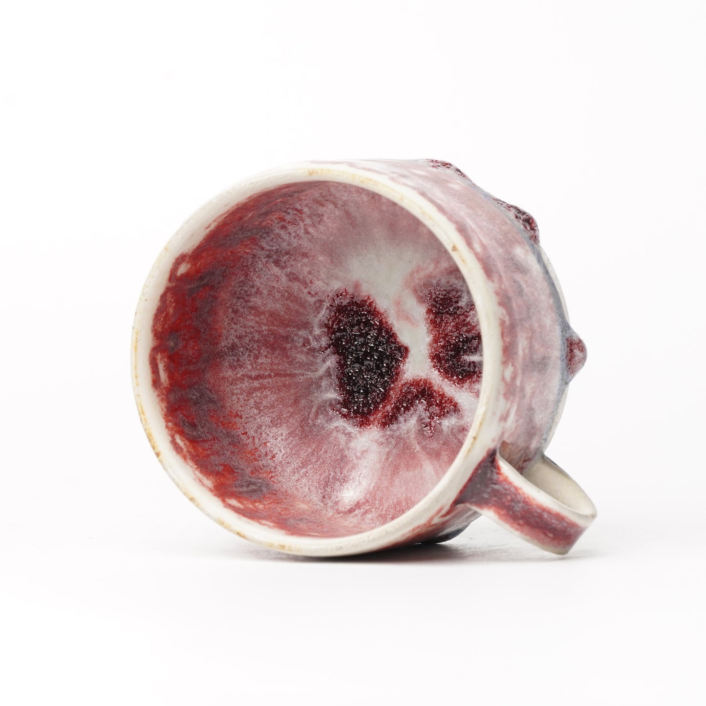 Nobuhito Nakaoka Colored Ash Glaze Mug with Silver