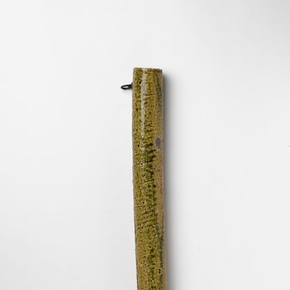 Takuya Kanamoto Oribe Glaze Wall Flower Vase