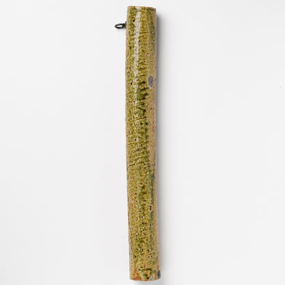 Takuya Kanamoto Oribe Glaze Wall Flower Vase