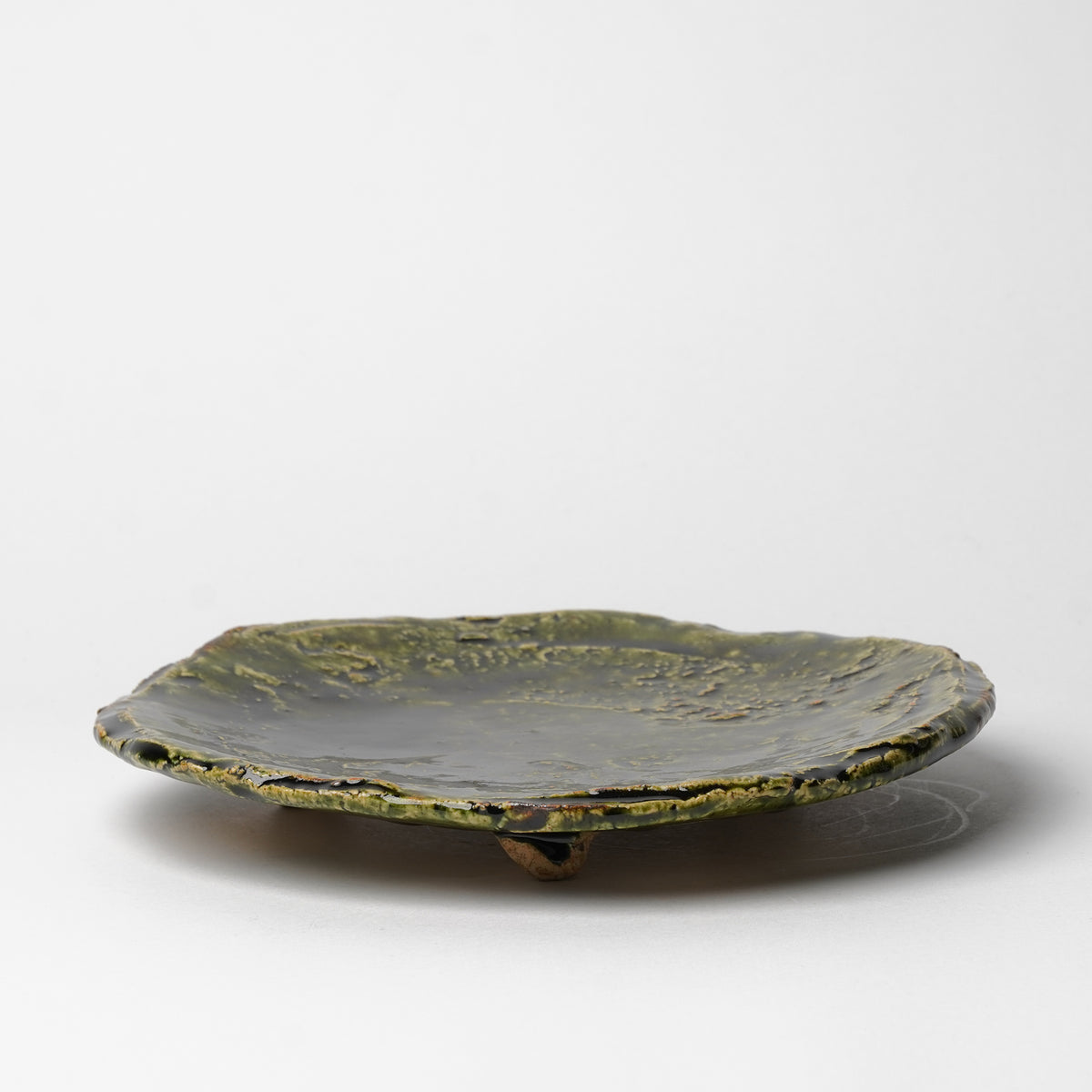 Takuya Kanamoto Oribe Glaze Round Plate