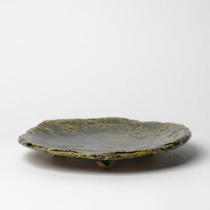 Takuya Kanamoto Oribe Glaze Round Plate