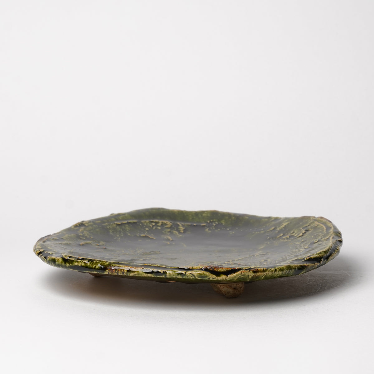 Takuya Kanamoto Oribe Glaze Round Plate