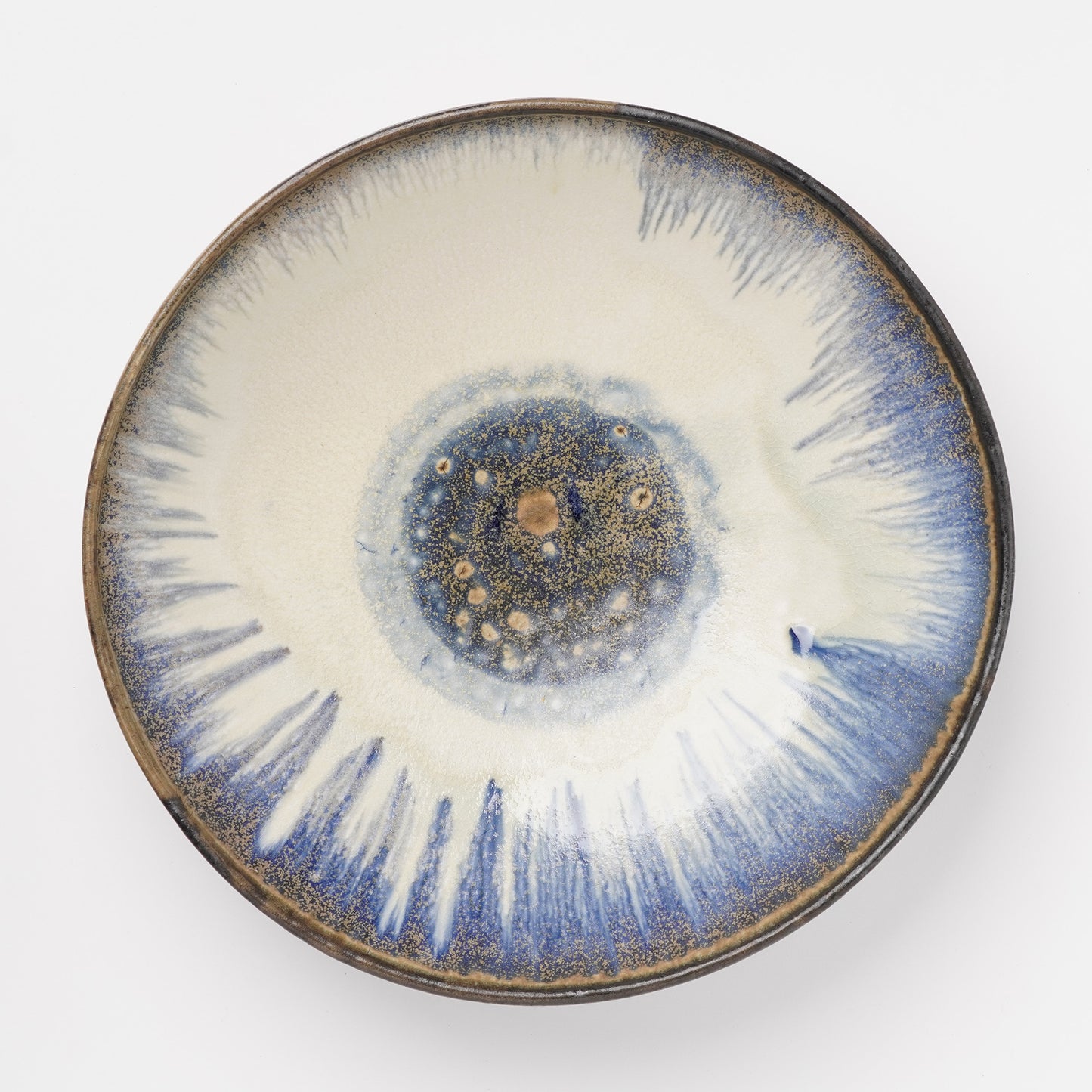 Nobuhito Nakaoka Colored Ash Glaze Large Bowl