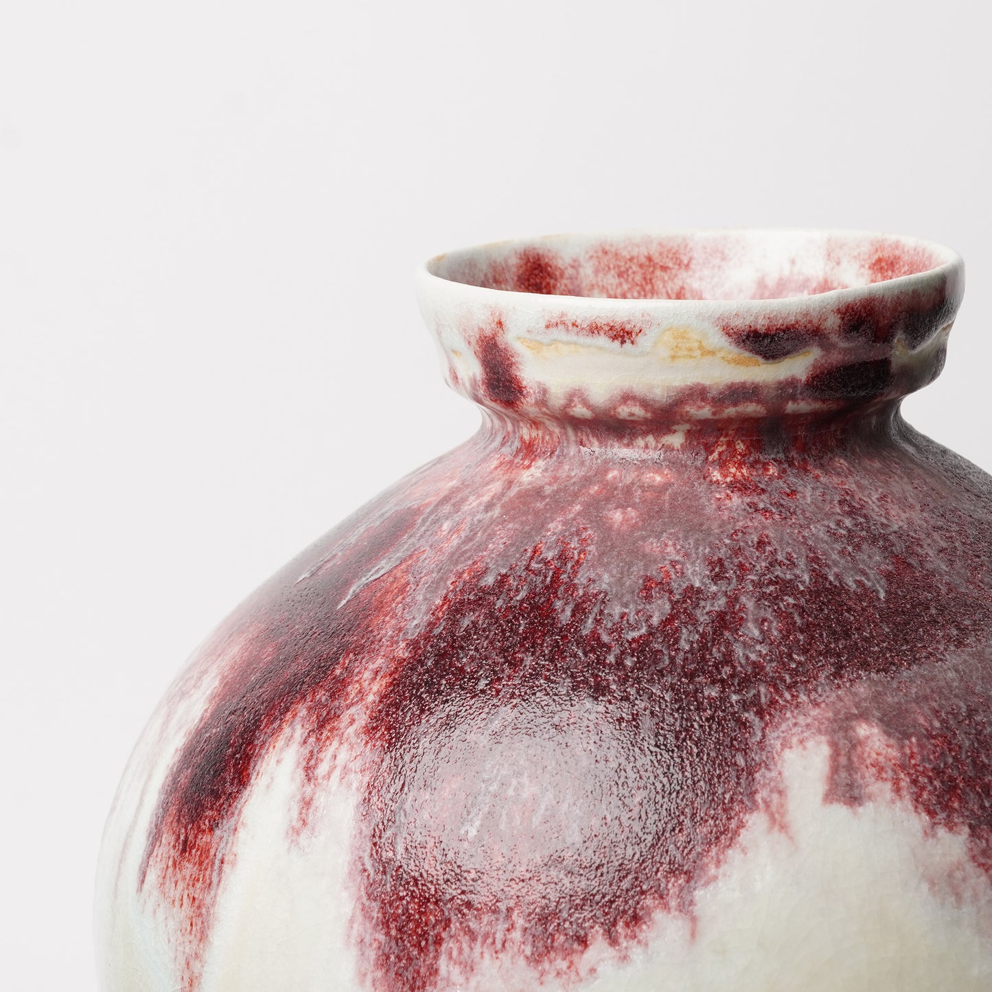 Nobuhito Nakaoka Colored Ash Glaze Vase