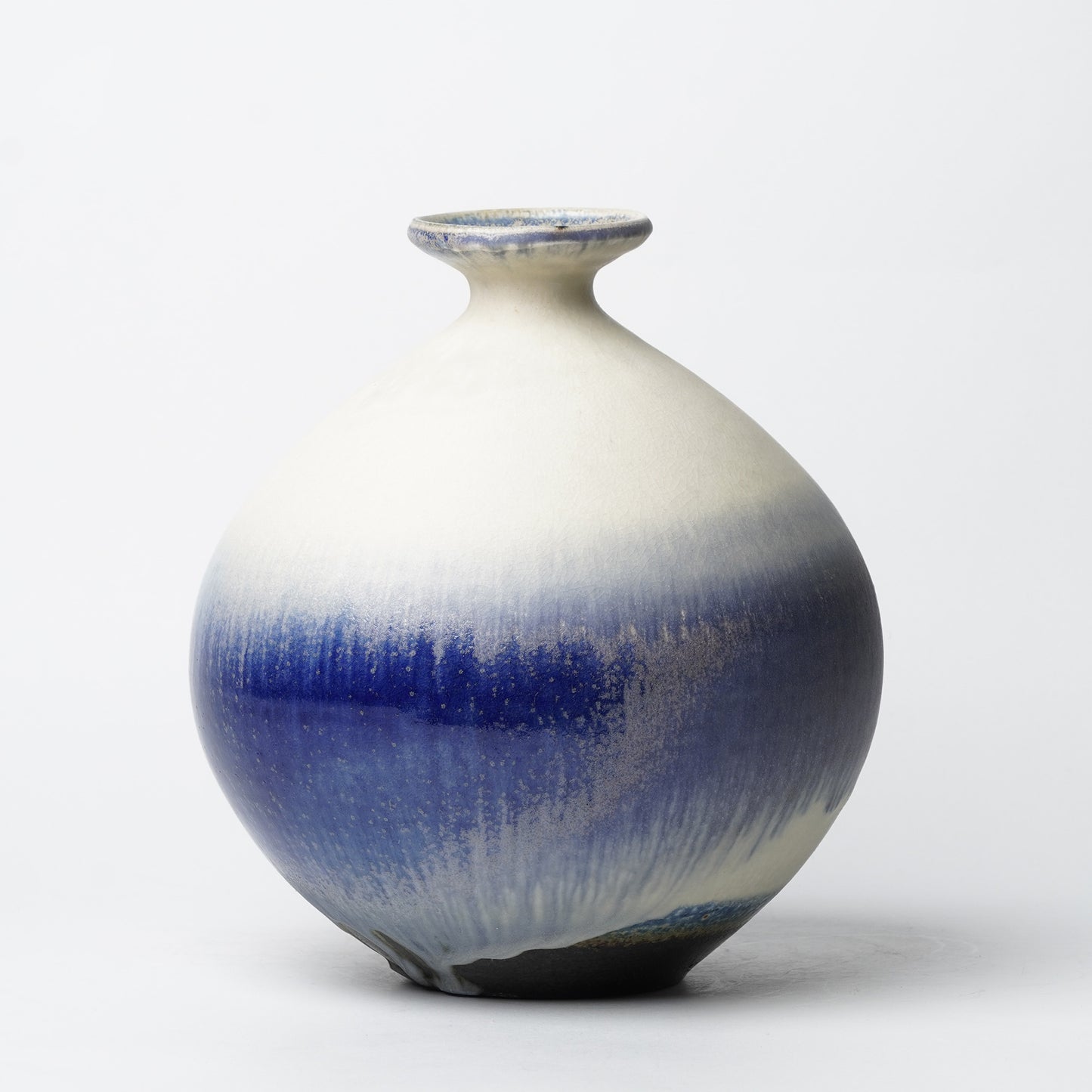 Nobuhito Nakaoka Colored Ash Glaze Vase