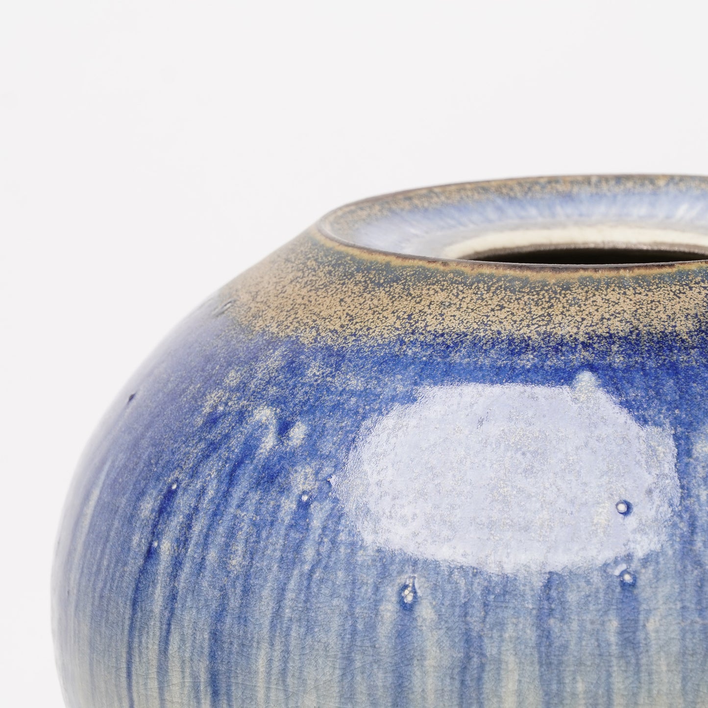 Nobuhito Nakaoka Colored Ash Glaze Vase