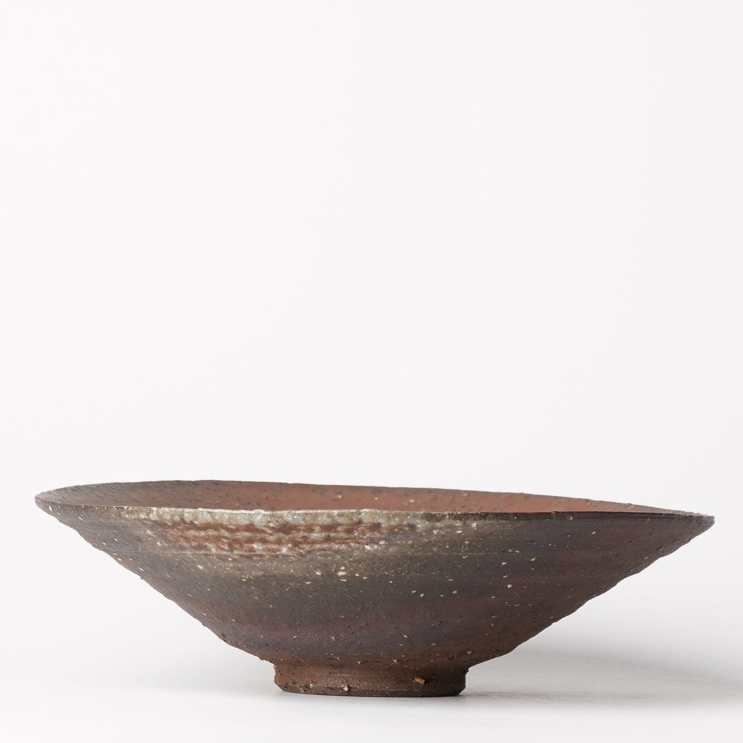 Shikamaru Takeshita Large Bowl Nanban Yakishime Wood Fired