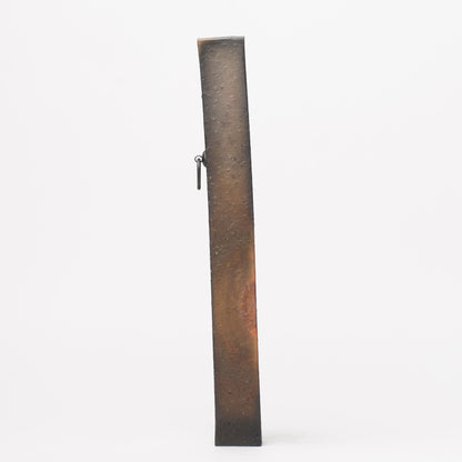 Nobuhito Nakaoka Ichirin Wall Vase Tanka Yakishime