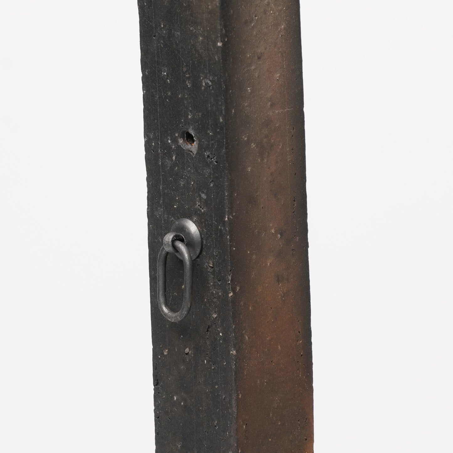 Nobuhito Nakaoka Ichirin Wall Vase Tanka Yakishime