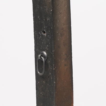 Nobuhito Nakaoka Ichirin Wall Vase Tanka Yakishime