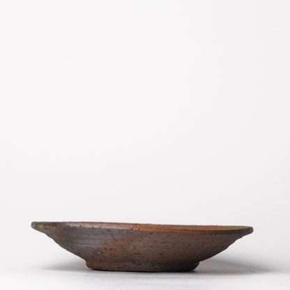 Shikamaru Takeshita Plate Nanban Yakishime Wood Fired