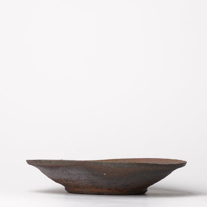 Shikamaru Takeshita Plate Nanban Yakishime Wood Fired