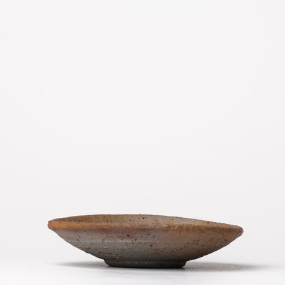 Shikamaru Takeshita Small Plate Nanban Yakishime Wood Fired