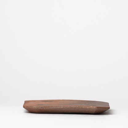Shikamaru Takeshita Plate Nanban Yakishime Wood Fired