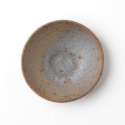 Shikamaru Takeshita Small Plate Nanban Yakishime Wood Fired