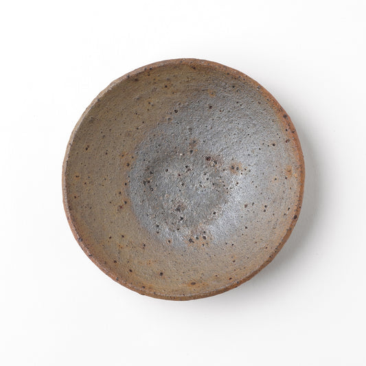 Shikamaru Takeshita Small Plate Nanban Yakishime Wood Fired