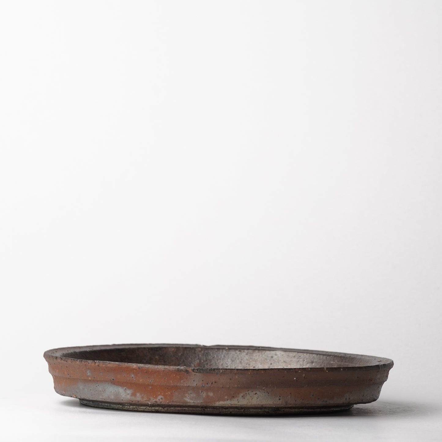 Shikamaru Takeshita Edge Plate Nanban Yakishime Wood Fired