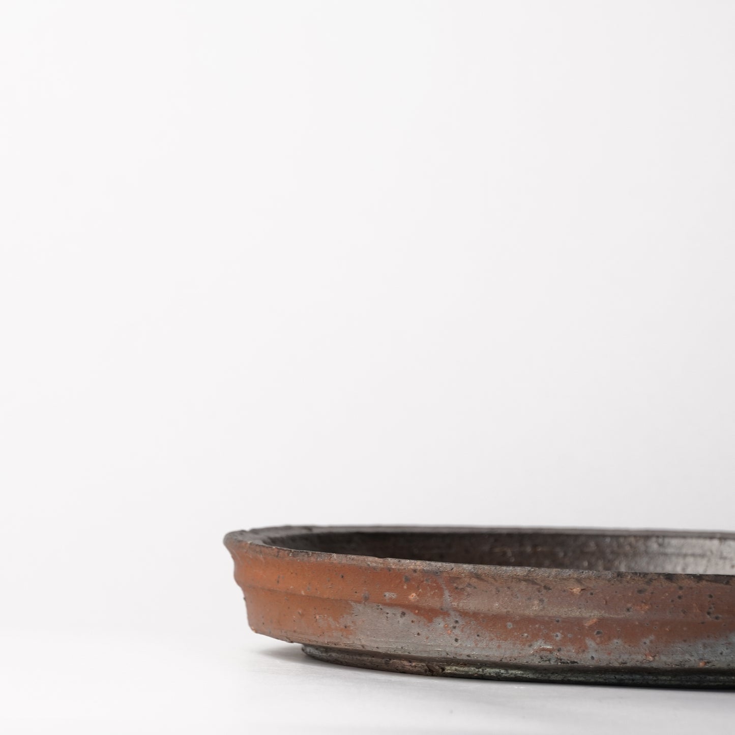 Shikamaru Takeshita Edge Plate Nanban Yakishime Wood Fired
