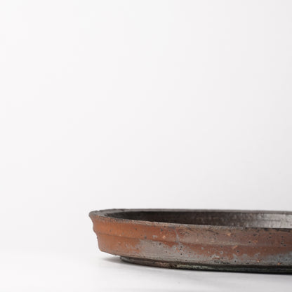 Shikamaru Takeshita Edge Plate Nanban Yakishime Wood Fired